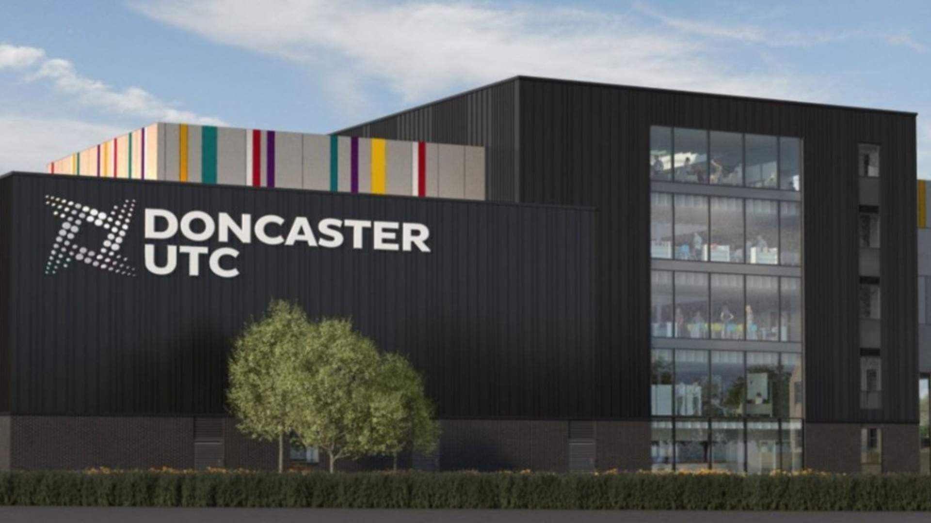 Doncaster UTC, new teaching block by Roscoe