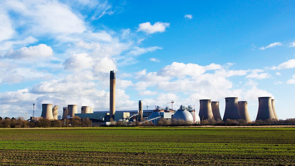 Drax Power Station in Selby, Roscoe